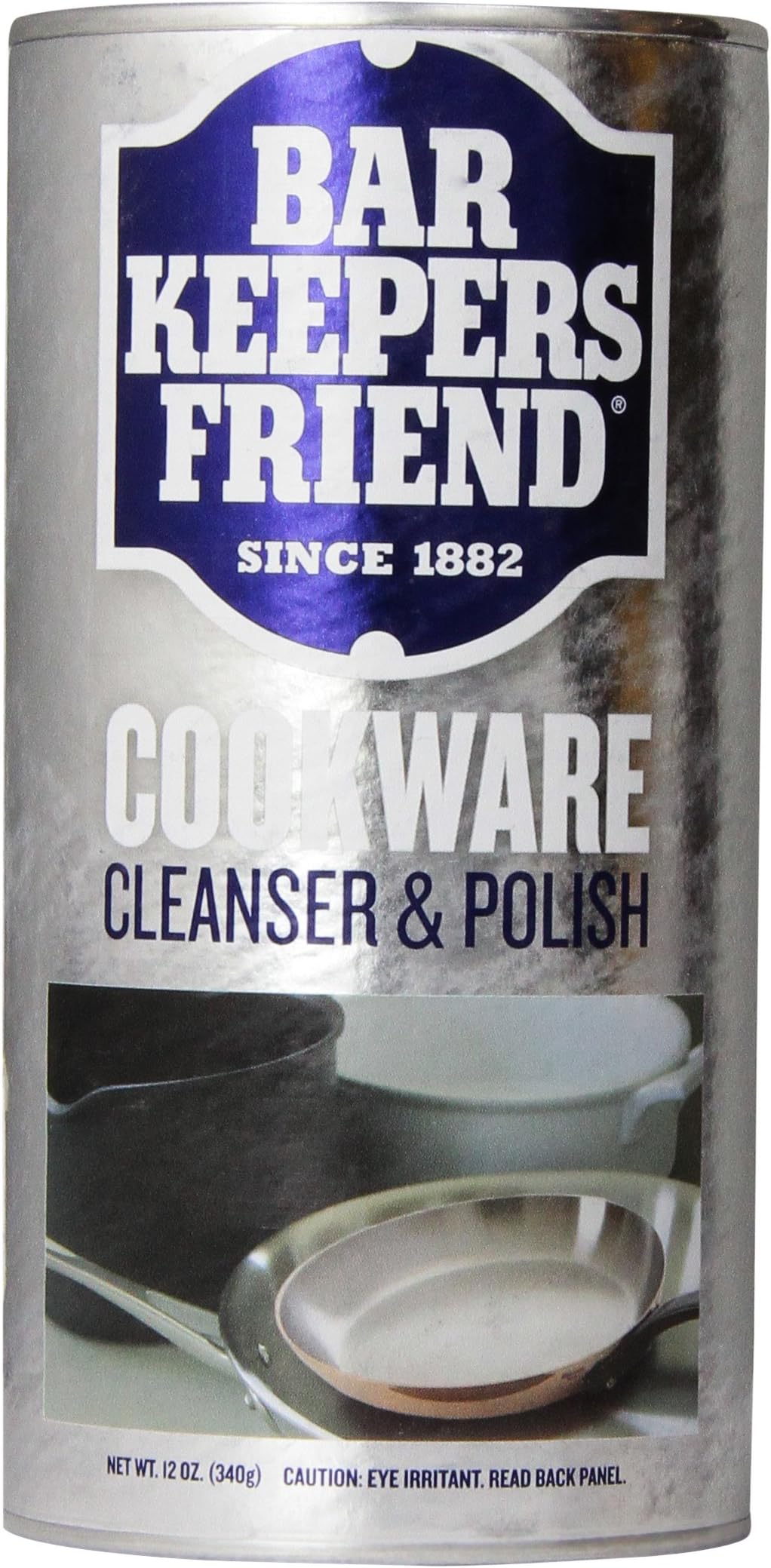 BAR KEEPERS FRIEND Cookware Cleanser and Polish Powder 12 Ounce Each Can 2 Pack']