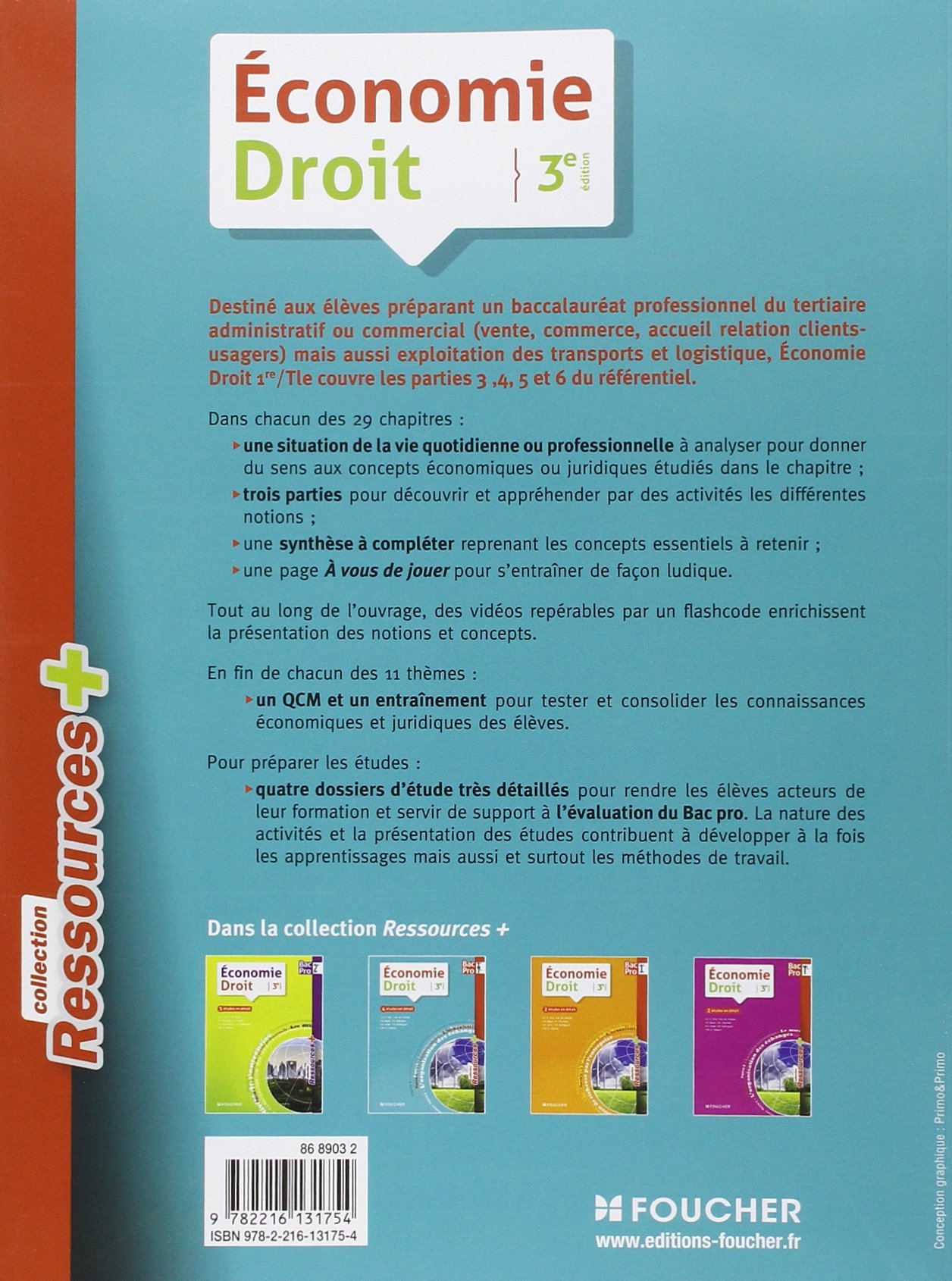 Economie-Droit 1re Tle Bac Pro