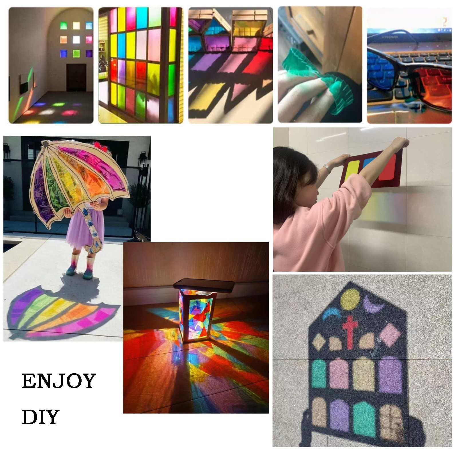 Neewer® 7 "x 8" / 18 X 20 Cm Kit Filtre Gélatine D'Eclairage Correction De Couleur Transparente