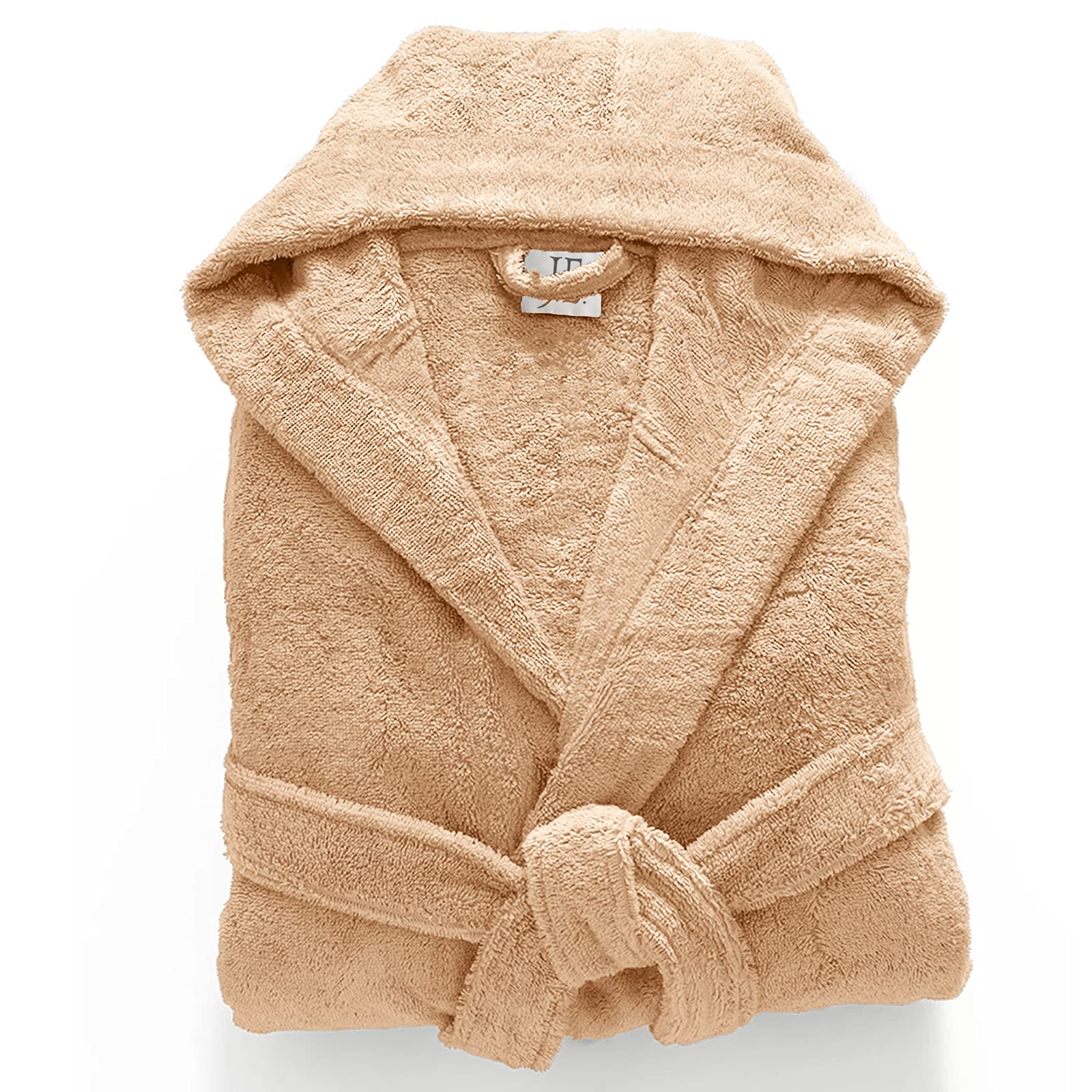 Mens Ladies Unisex Egyptian Cotton Terry Towelling Shawl Collar And Hooded Bathrobe — view 19