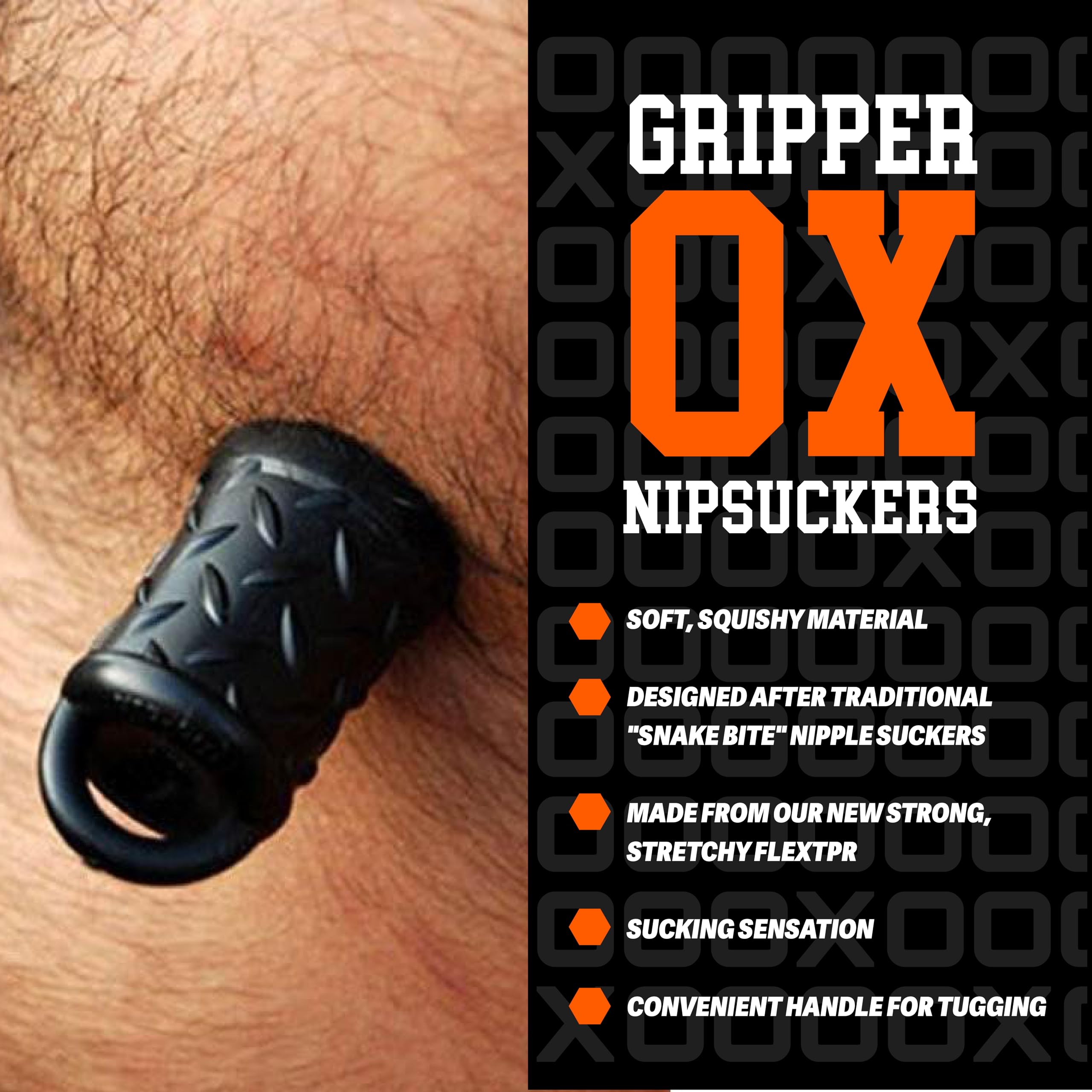 Oxballs Gripper - Suceur de Tétons, Transparent