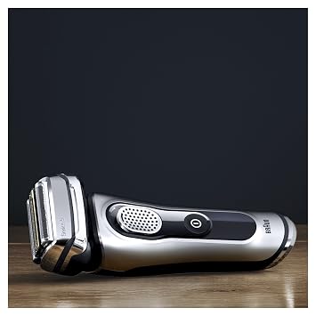 Braun Electric Razor for Men Foil Shaver with Precision Beard Trimmer, Rechargeable, Wet & Dry, Clean & Charge Station and Leather Travel Case, 6 Piece Set