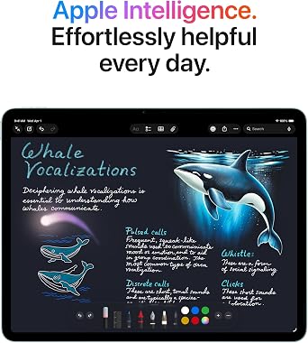 Apple iPad Air 13-inch (M4): Liquid Retina Display, 256GB, 12MP Front/Back Camera, Wi-Fi 7 with Apple N1, Touch ID, All-Day Battery Life Starlight