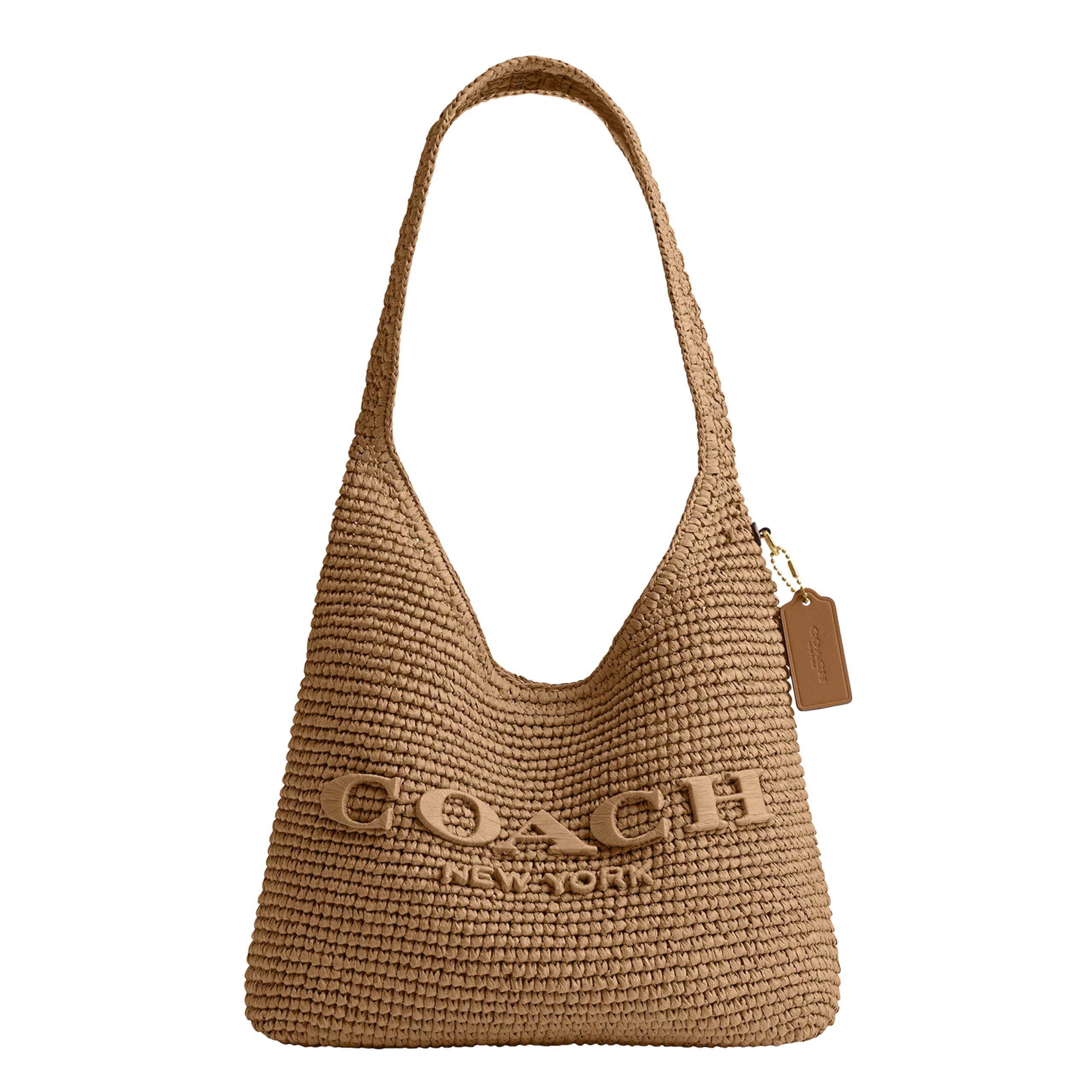 COACH Brooklyn Shoulder Bag 28 in Straw