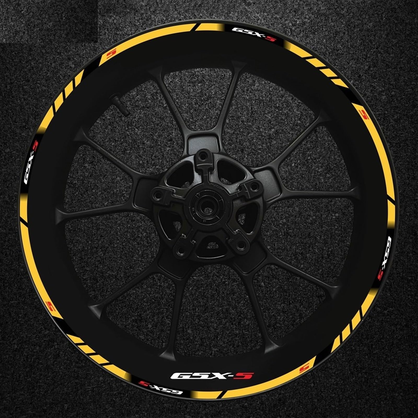 Full Set for Motorcycle Gsxs Wheel Sticker Stripe Rim for Suzuki Gsx-s Gsx-s750 Gsxs1000 750 1000 600 2022(Color16)