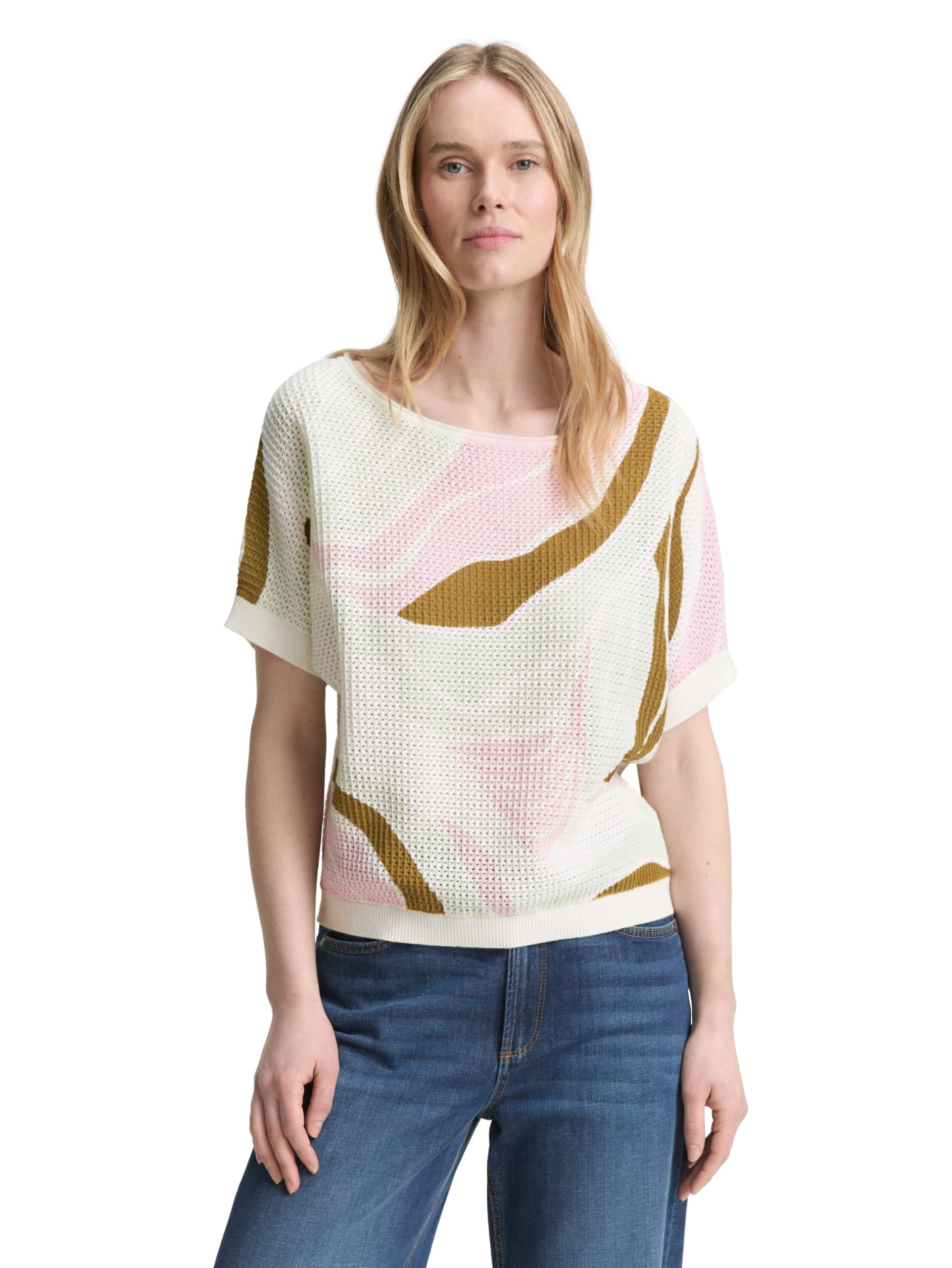 TOM TAILOR Women's Jumper, 10315 Whisper White, XXS