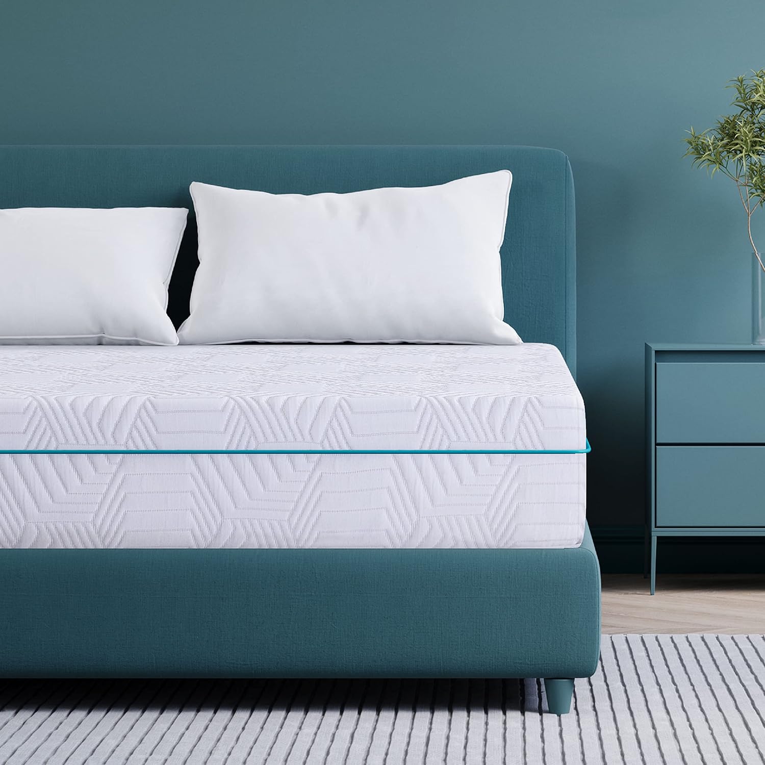 Dyonery 10 Inch Full Memory Foam Mattress,Cooling Gel