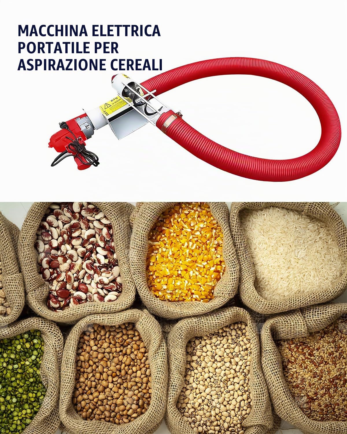 Coclea trasportatrice per Cereali, Macchina per Il trasferimento del Cemento in Fattoria, Trasporto di mangimi per Animali ad Alta capacità, Alimentatore a coclea Portatile per Sabbia