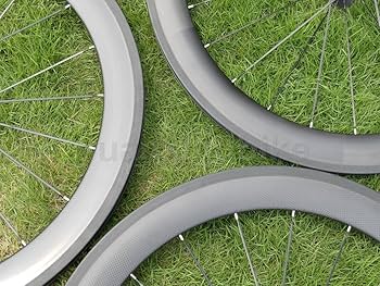 3Kマット カーボンホイール ロードバイク用 Amazon | ホイールカーボン 700C リム 50C 60C 88C 25幅 ハプ