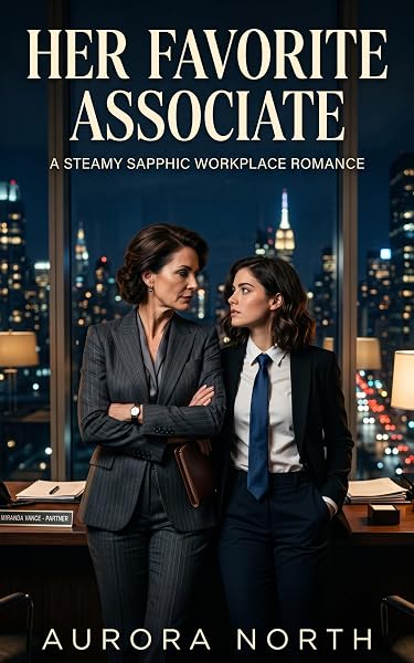 Cover of Her Favorite Associate: A Steamy Sapphic Workplace Romance by Aurora North