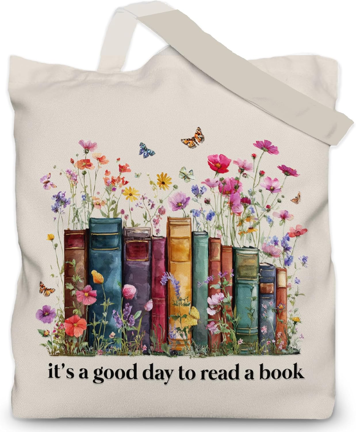 Aesthetic Tote Bag, Funny Canvas Tote Bag Gift for Women, 12×17 inch