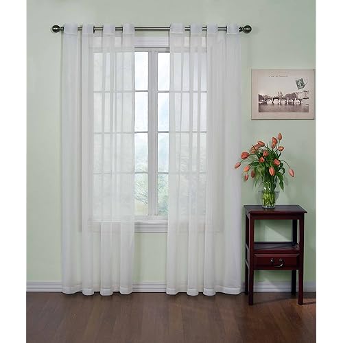 Sheer Curtains 95 Amazon Com