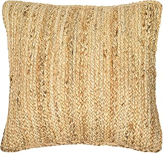 26 Handmade Country Decor Inspirations For Cozy Homes 18 The Fine Living Co. Jute Throw Pillow Covers, Braided Decorative Pillow ...