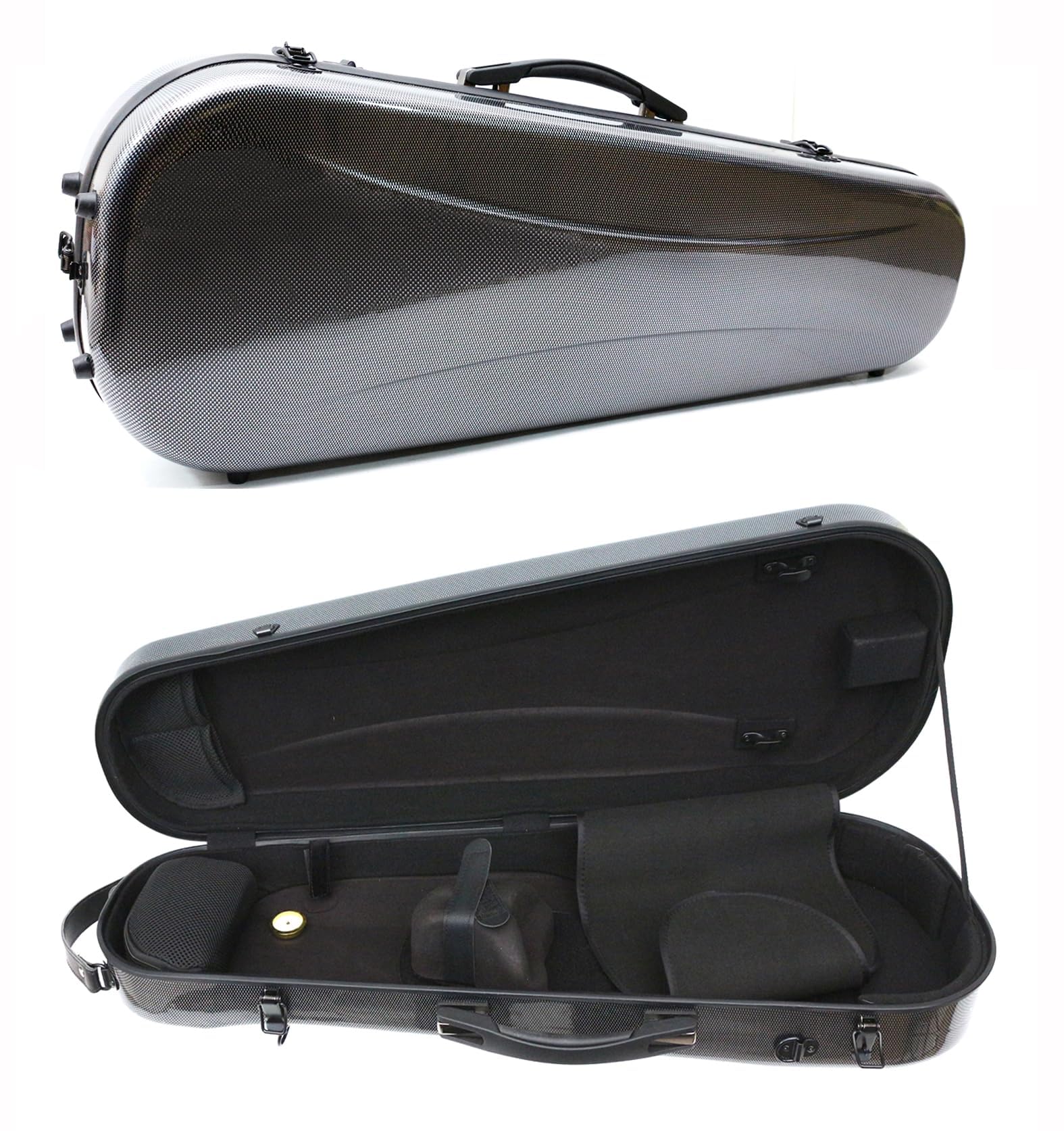 Amazon.com: Hard Carbon Fiber Viola Case - 15/16 Inch Strong Light