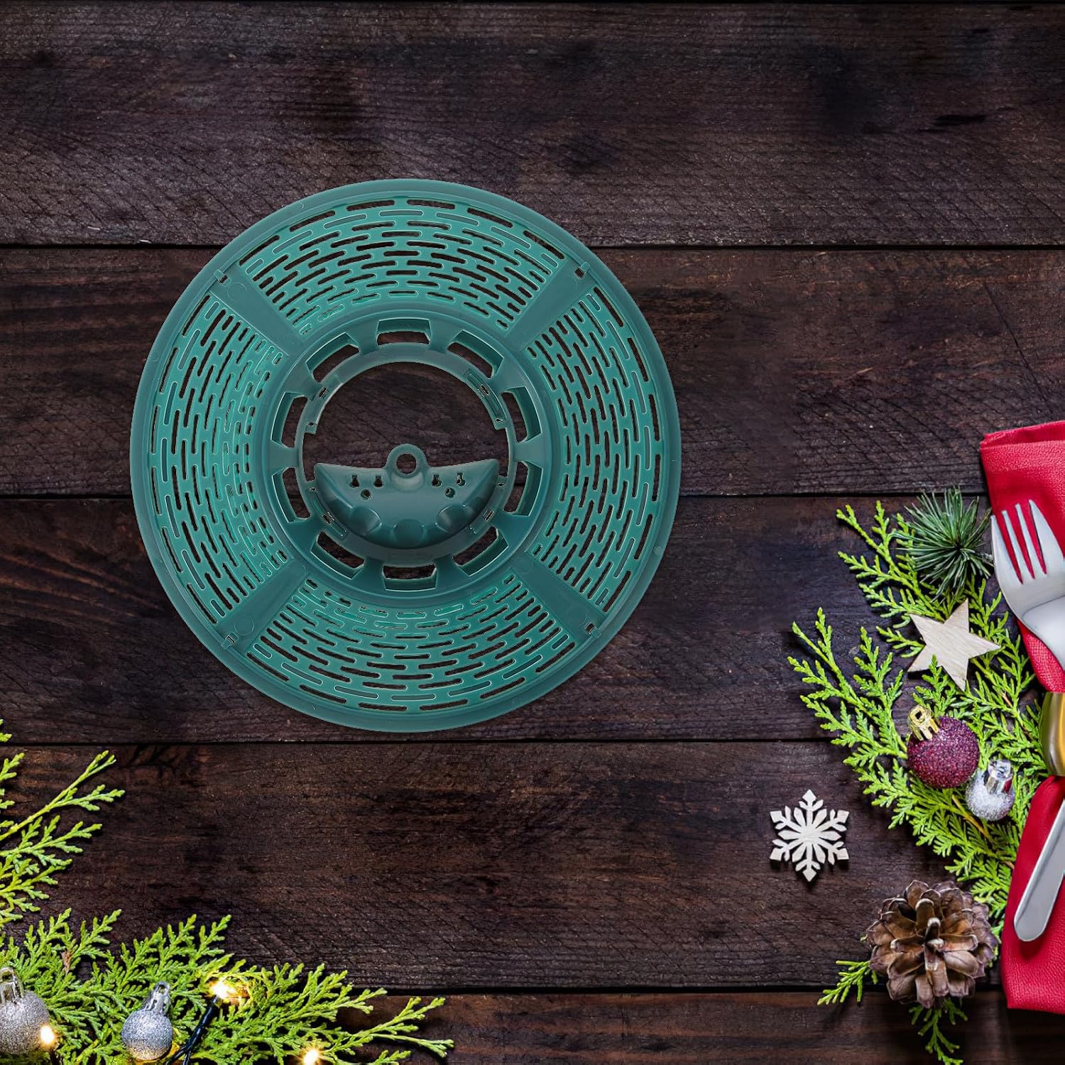 Baluue 2pcs Plastic Cable Reel for Christmas Lights Storage, Xmas