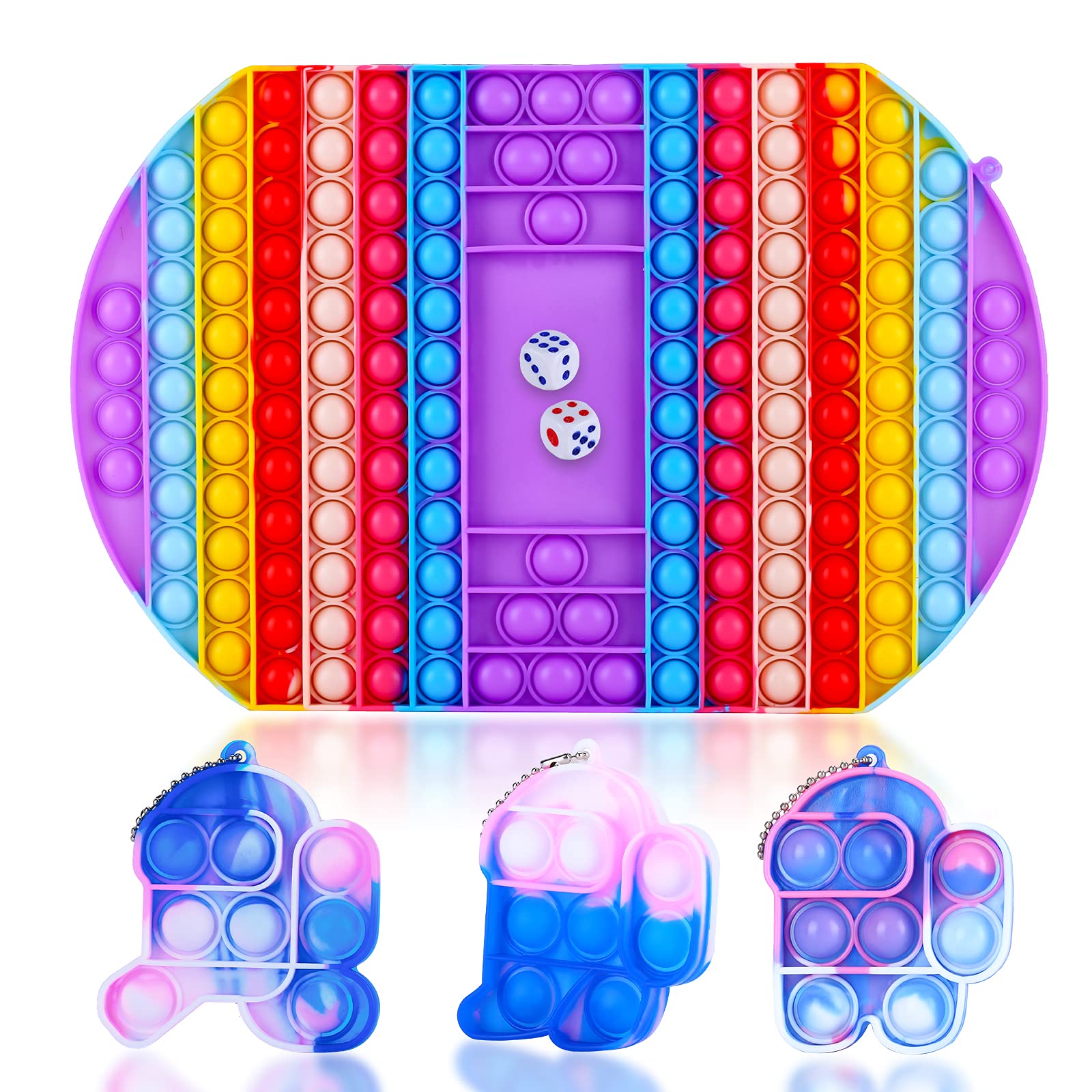 Giant Pop Game Board Toy Rainbow Chess Board With Mini