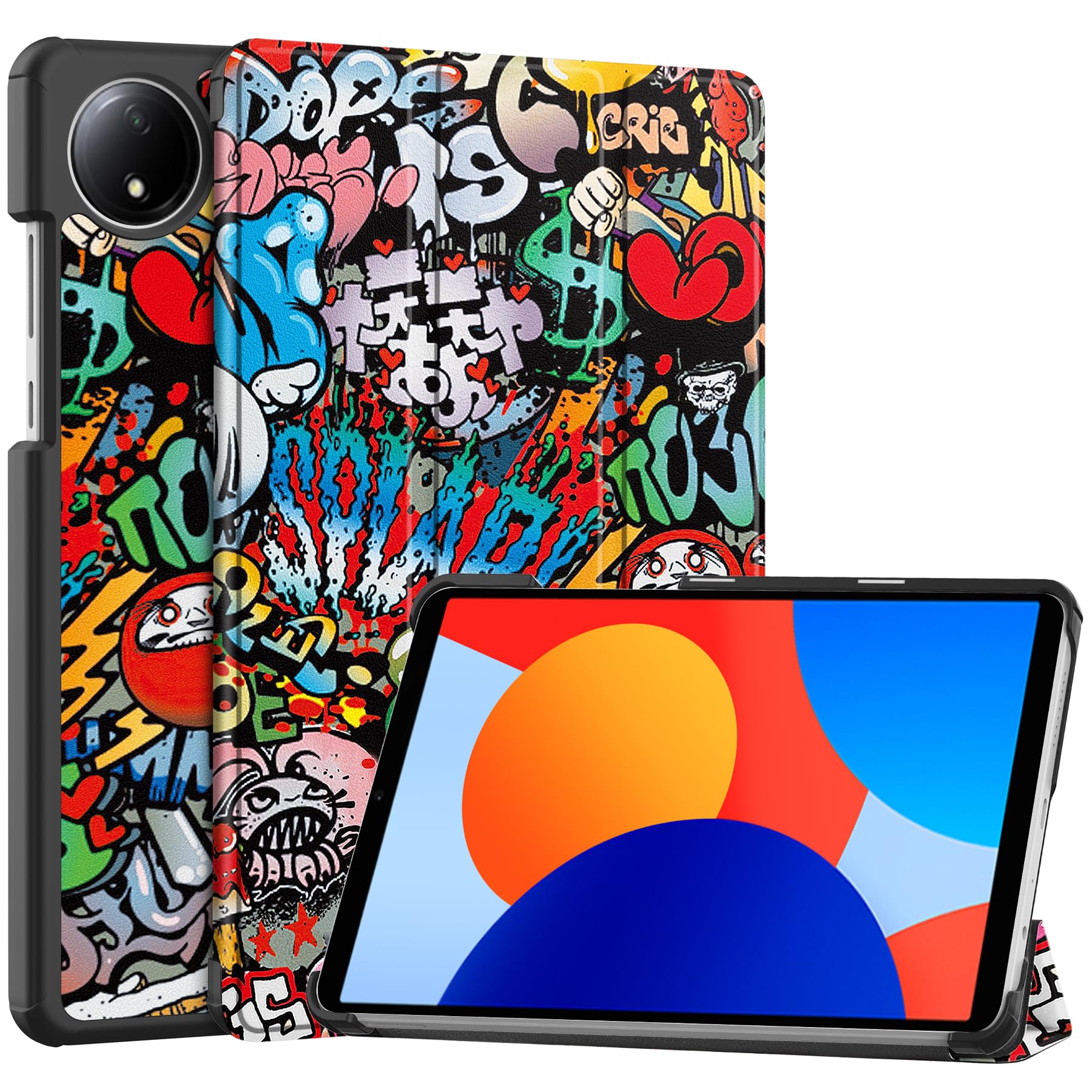 ProElite Case Cover for Redmi Pad SE 8.7 inch Cover, Slim Trifold Flip case Cover for Redmi Pad SE 8.7 inch Tablet [Auto Sleep Wake Feature], Hippy (B0D927TTY7) Amazon Price History, Amazon Price Tracker