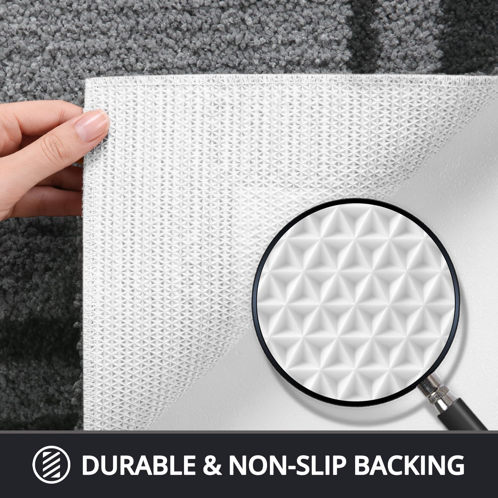 EDIEMNS Dirt Trapping Indoor Front Door Mat Entry Rug 24" x 36" Graymist — Amazon image 6