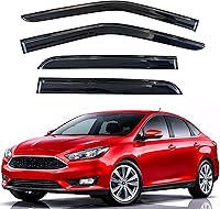 Vista 323 de KPY Moldura deflectora de viento con protección contra la lluvia compatible con GMC Terrain 2018-2023, 4 unidades, para ventana lateral, autoadhesiva