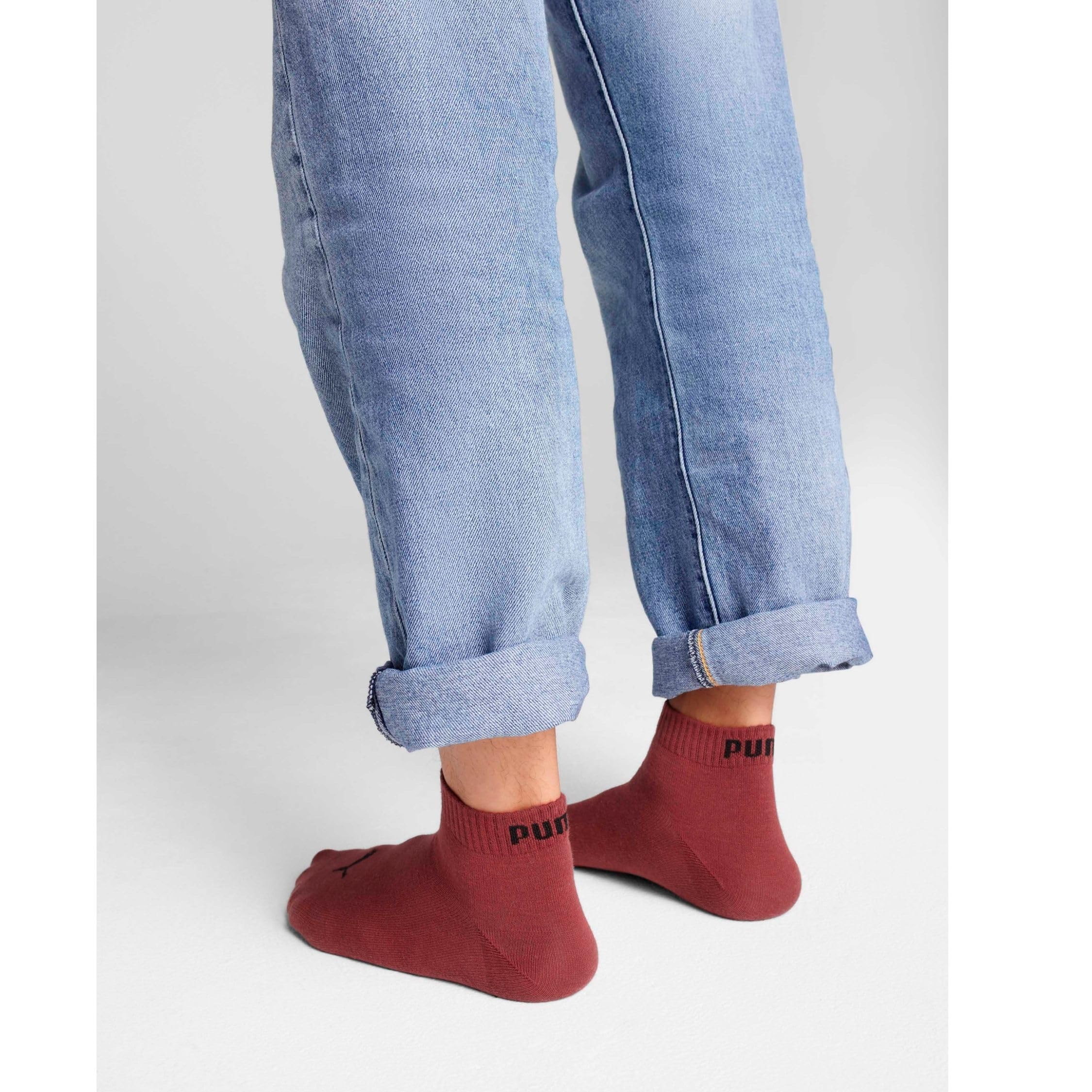 PUMA 18 paia di calzini unisex in misto cotone, calzini corti per uomo e donna