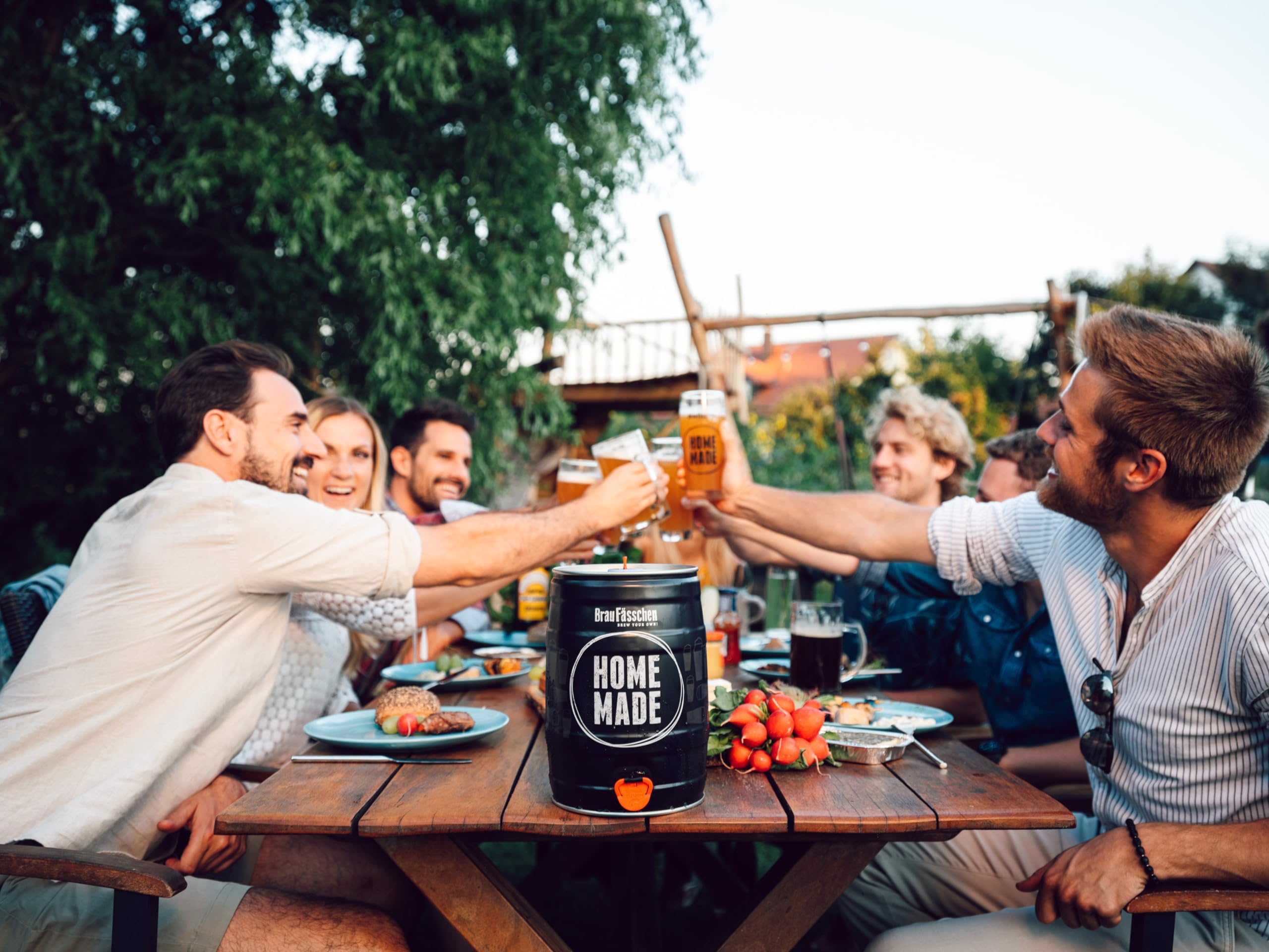 Braufässchen |Bierbrauset zum selber brauen | Pils im 5 liter Fass | In 7 Tagen fertig | Geschenk für Männer, Freund oder Vater | Biergeschenk
