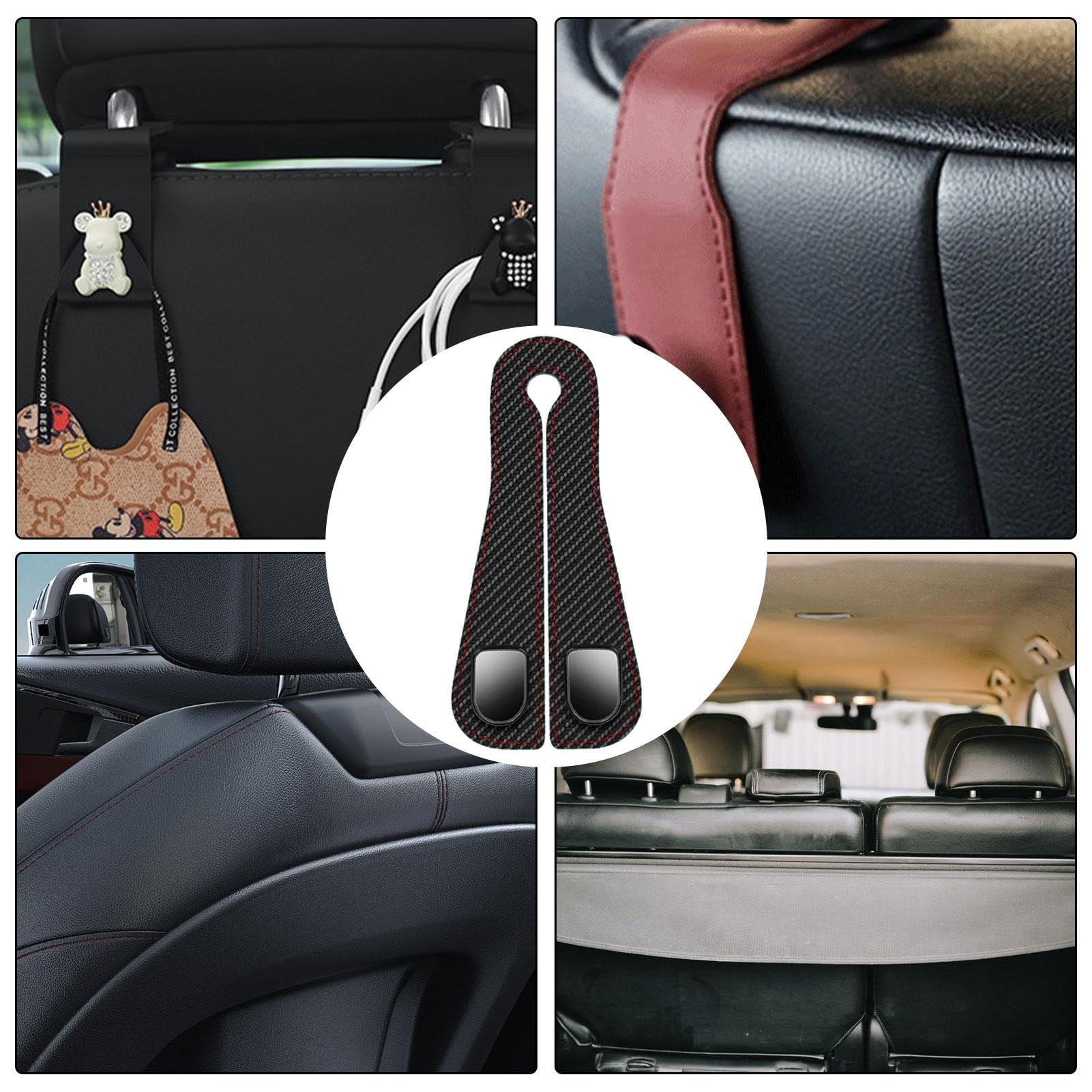 6 Ganci Per Poggiatesta Auto | Organizzatore Sedile Posteriore | Porta Borse E Oggetti Fino A 20kg - Foto 7