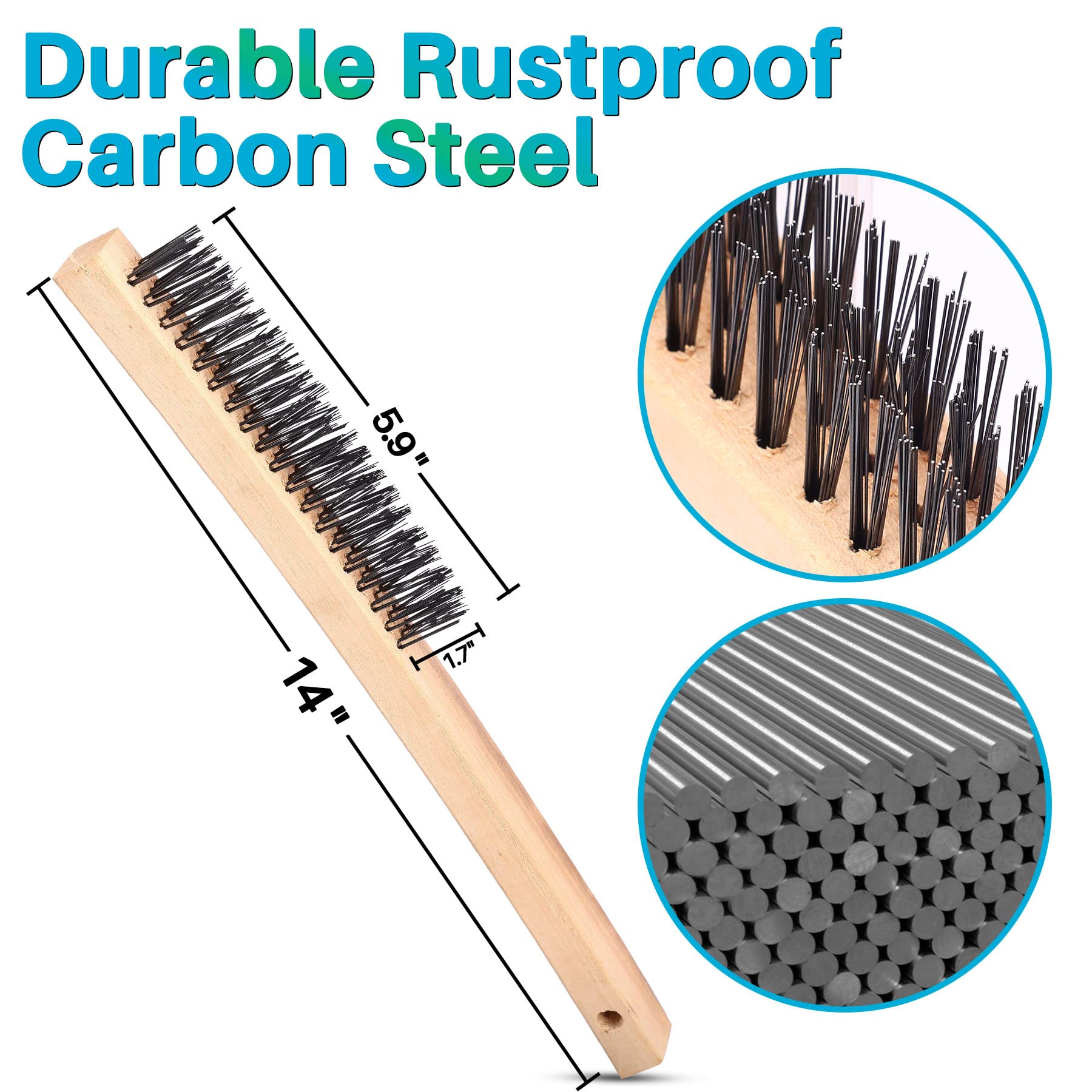 Cepillo Alambre Juego De Cepillos De Alambre Para Auto Industrial, Acero  Inoxidable Cepillo Puas Metalicas, image size:1800x1800
