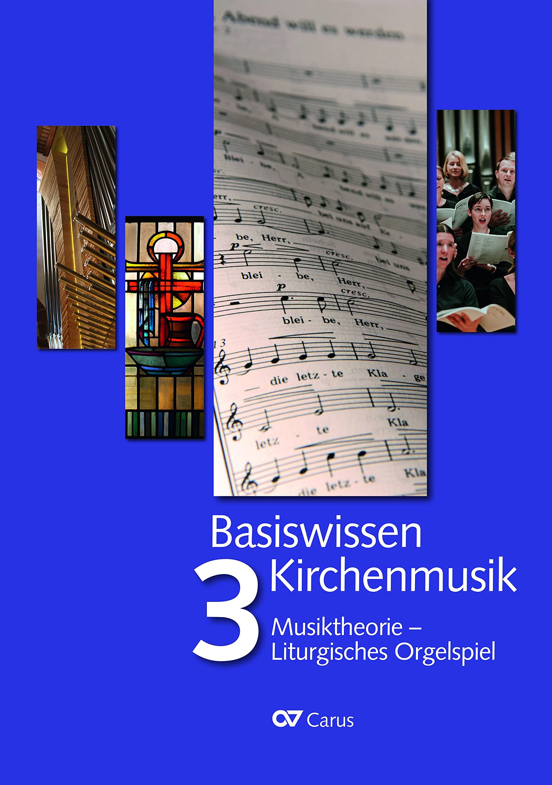 Basiswissen Kirchenmusik 3 manuel de théorie de musique et jeu d'orgue