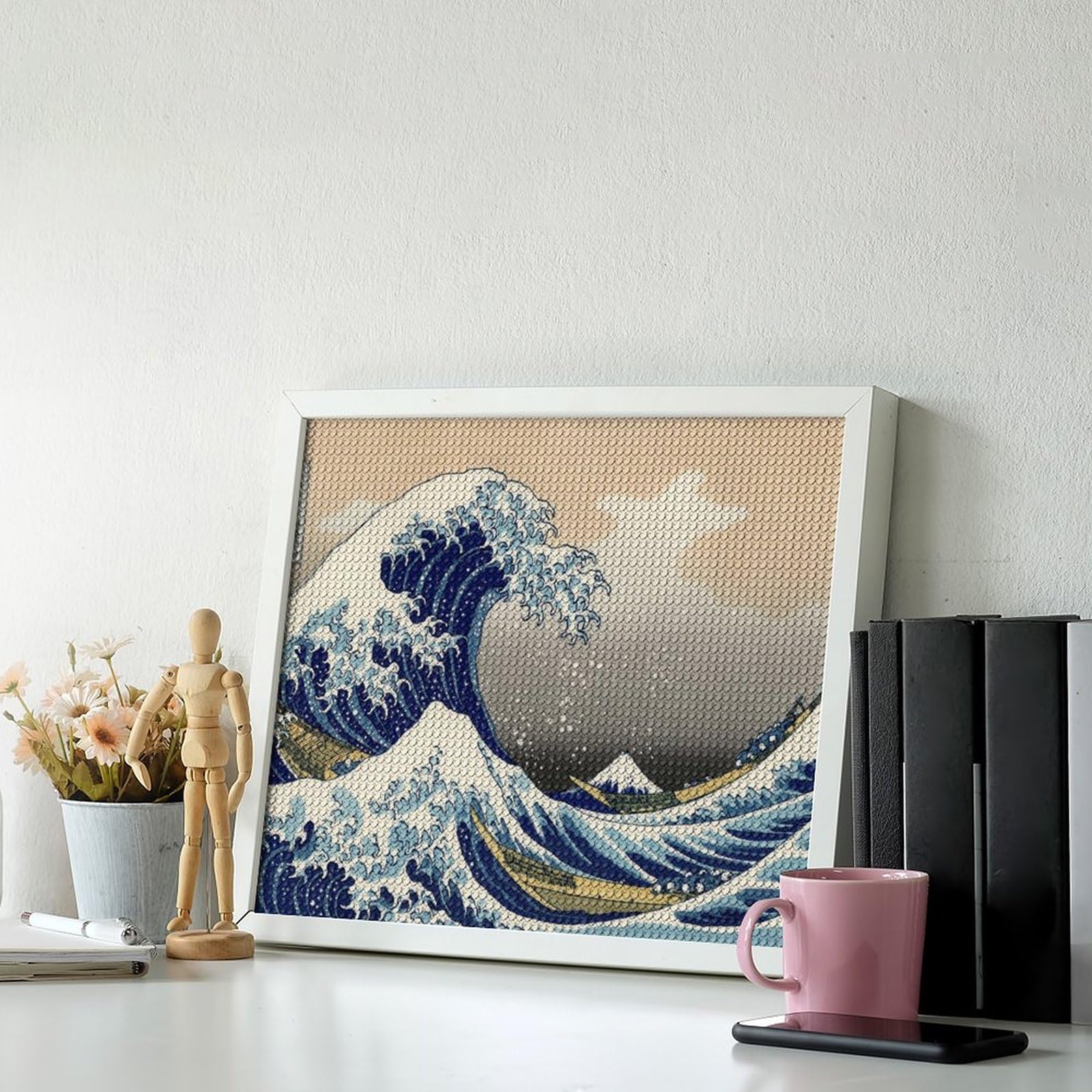 Amazon.co.jp: 葛飾北斎 富嶽三十六景 神奈川沖浪裏 ダイヤモンド