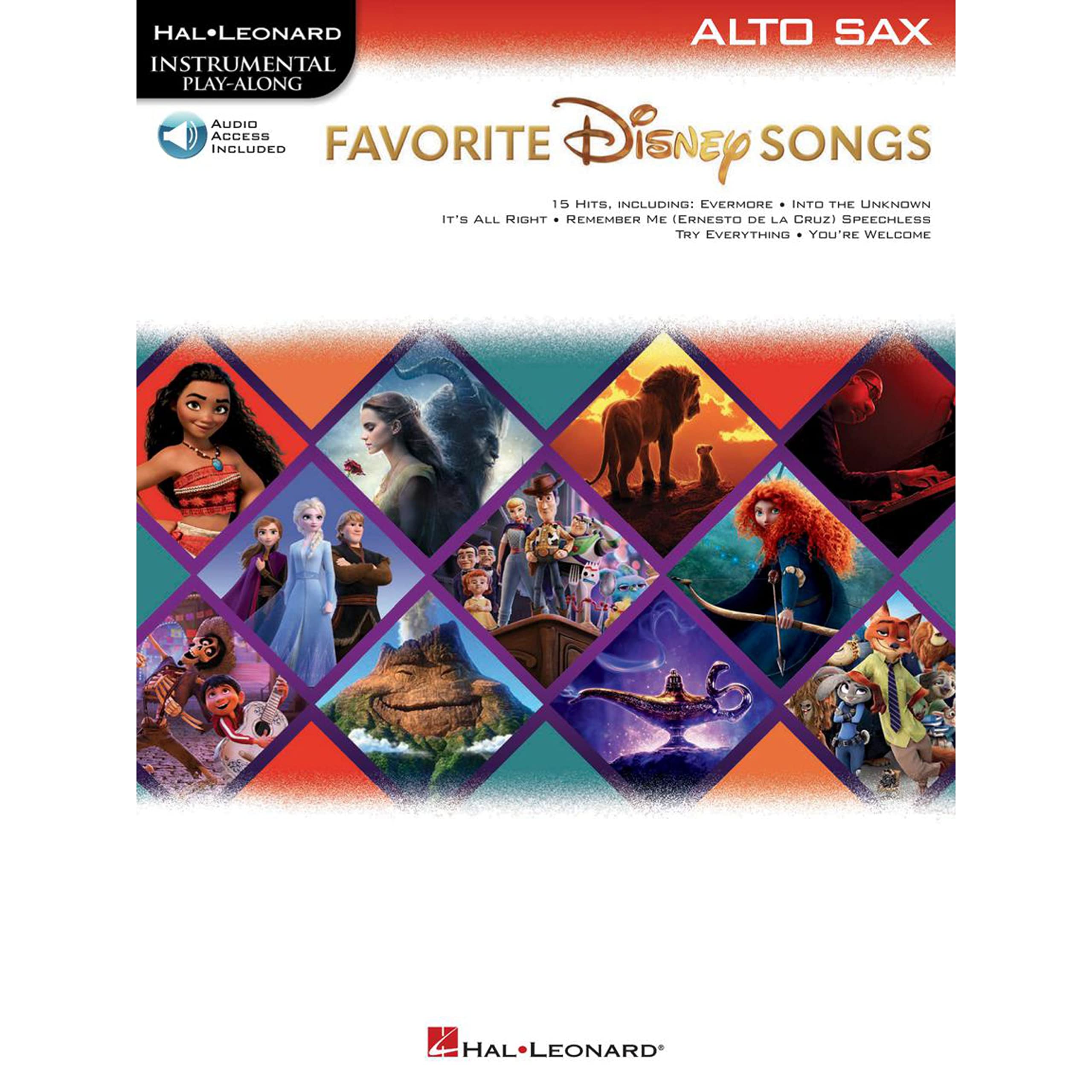 Favorite Disney Songs. Instrumental Play-along for Alto Sax. Book and Audio-Online (Hal Leonard Instrumental Play-along)