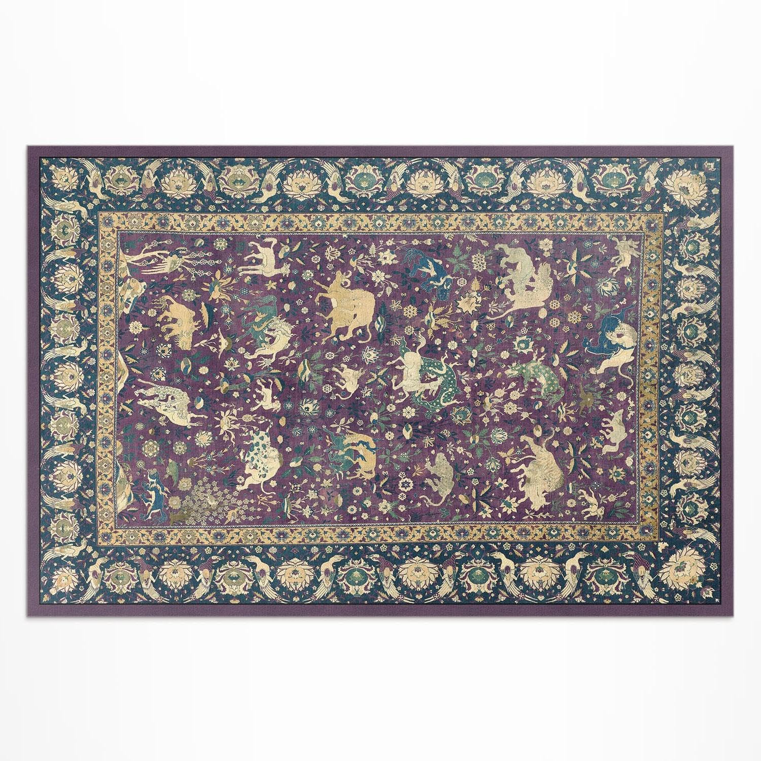 Tapis en vinyle pour extérieur balcon terrasse jardin 60x90