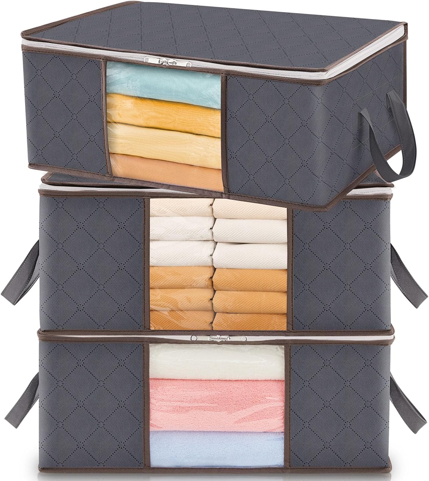 Contenitori Portaoggetti Sottoletto, Organizer Per Guardaroba E Contenitori Portaoggetti Borse Portaoggetti Pieghevoli Sottoletto Per Coperte Vestiti E Piumoni 90522269