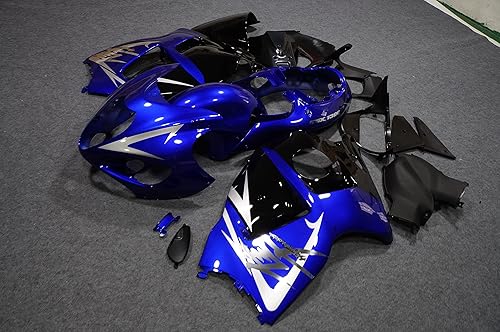 Miniatura 6 de ZXMOTO Kits de carenado completo pintado azul brillante y negro ABS Carrocería apto para Suzuki 1999-2007 HAYABUSA GSXR 1300 HAYABUSA 1999 2000 2001