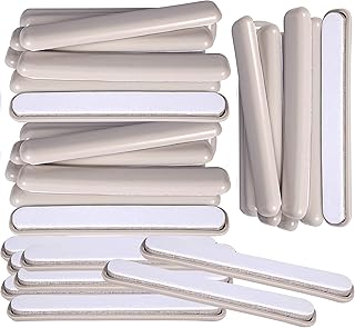 32Pcs 1/2in.X 4in.Bar Self Stick Carpet Sliders Self Adhesive Furniture Moving Slider for Carpet Slider,Self-Adhesive Furniture Slider,Moving Pads Moving Furniture Sliders Furniture Mover Glide Glider