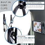 Dockem Koala Wall Mount 2.0 : Support universel sans dommage pour smartphone, tablette, eReader : pour iPad 1, 2, 3, 4, Air, Mini, iPad Pro, Samsung Galaxy Tab/Note, Google Nexus, Microsoft Surface (Noir)