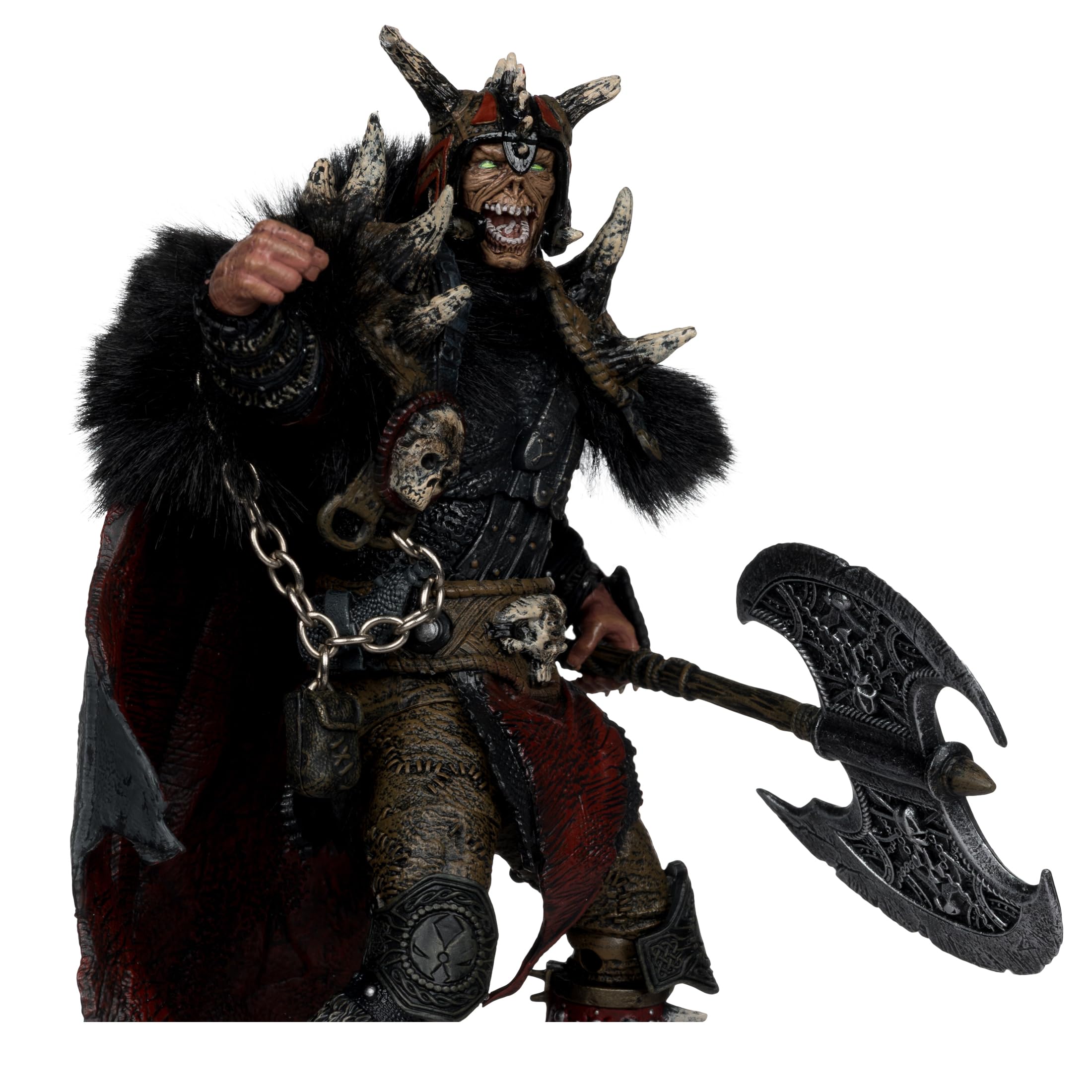 McFarlane Toys - Bloodaxe con Caballo (aparición: la Edad Oscura) Figura de acción de 7 Pulgadas, Paquete de 2 coleccionables Digitales | Spawn The Dark Ages - Figura de acción a escala de 7 pulgadas, paquete de 2 - Hacha de sangre con caballo