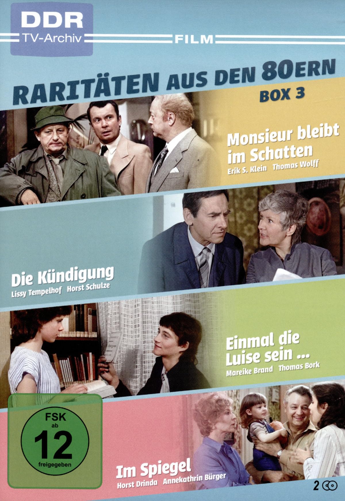 Raridades de los 80 Box 3 del archivo de televisión RDA en DVD nostálgico