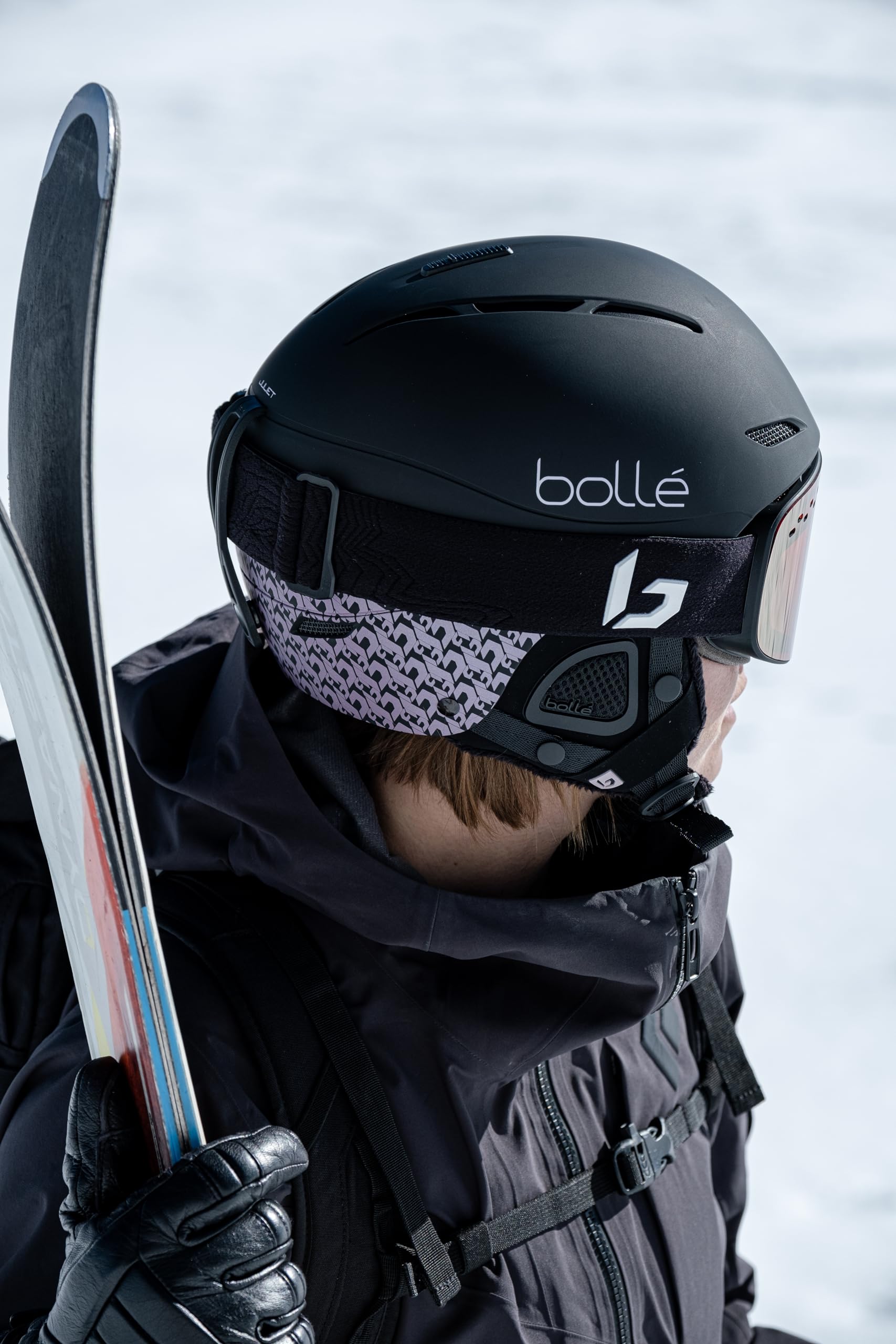 Bollé Juliet Black Lilac Matte M 54-58cm - Casques de Ski - Black Lilac Matte - No Lens Reference - Taille M - Femme - Adulte
