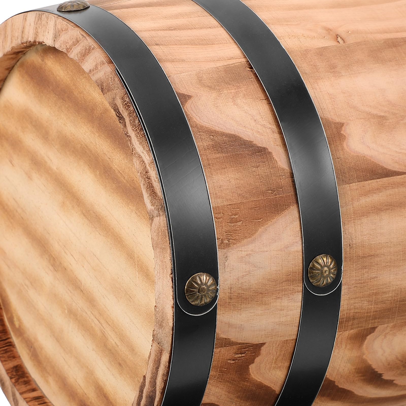 Tofficu Decoración Barril de Madera Antigua para Barriles de Cerveza, Accesorio Artesanal para Decoración de Interiores y Bares