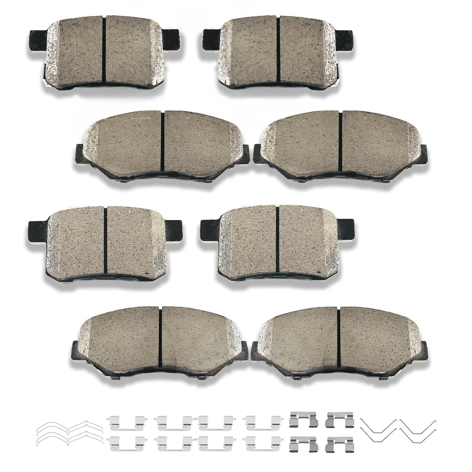 D914 D1336 Ceramic Brake Pads (8 pcs)