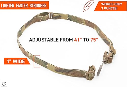 Miniatura 3 de Edgar Sherman Design ESD Sling Tactical Rifle Sling  Two-Point  Mil-Spec  Quick Adjust  Lightweight  Integrated Elastic Retention  Trusted by