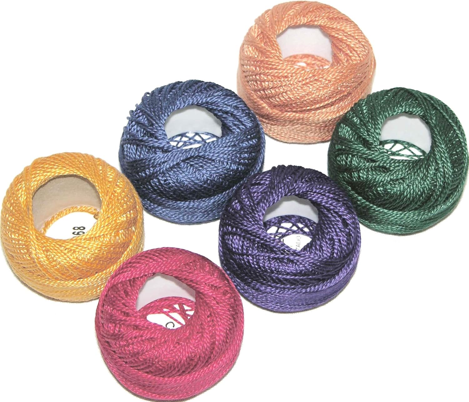 Presencia Pearl Cotton Size 12 Thread Sampler Pack Jewel