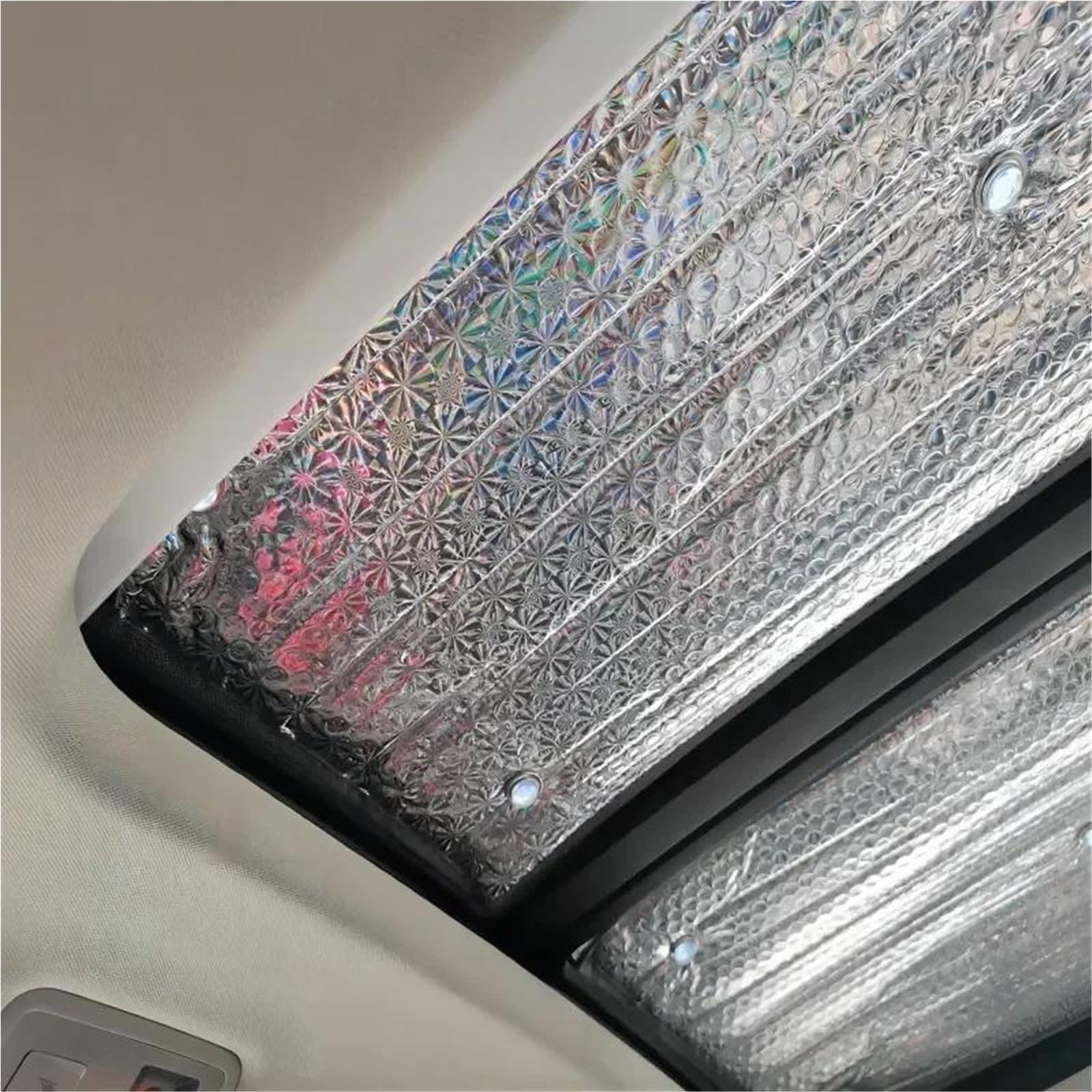 Tenda Tettuccio Apribile Auto Parasole Per Tettuccio Apribile Adatto A Per VW Per Sharan 7N 2012~2019 Protezione Termica Per Tetto Panoramico E Accessori Per Finestrini(Argento Nero)