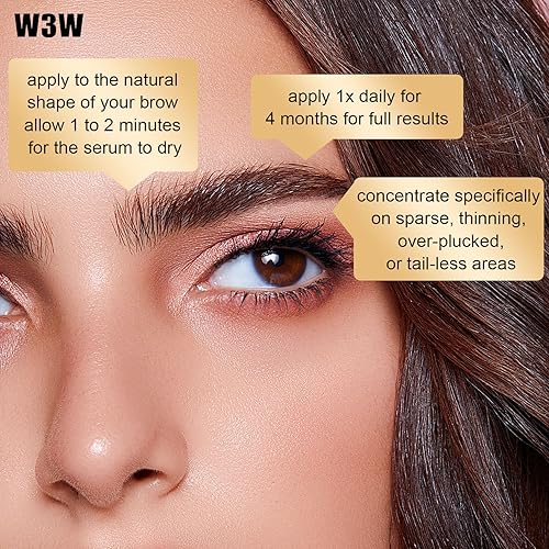 Miniatura 7 de Suero de crecimiento de cejas, actualizado 2025, suero de crecimiento rápido de cejas para cejas más fuertes y saludables (seguro para cejas