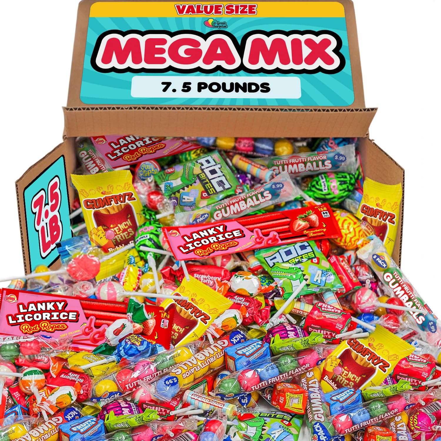 Amazon.com : Bulk Candy Assortment - 7.5 Pounds - Candy Variety