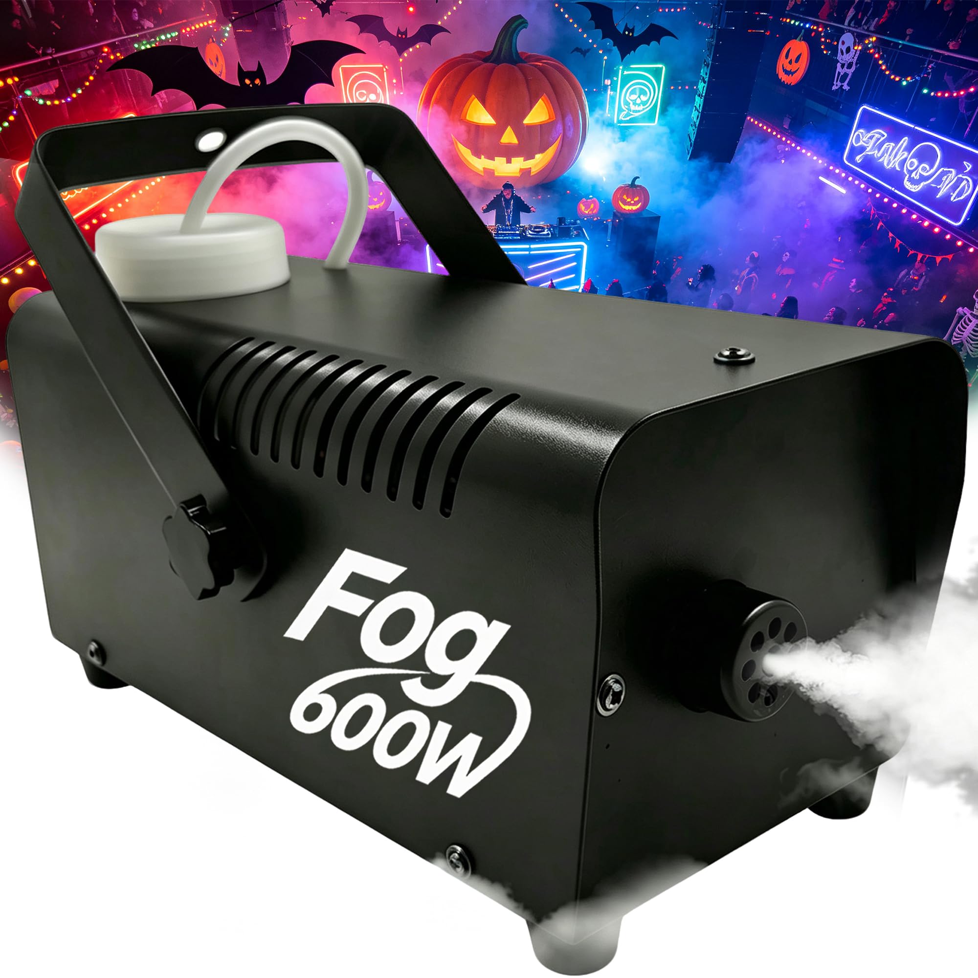 Photo 1 of Fog Machine, Smoke Machine with Remote Control Fog Machine for Party Halloween Wireless&Wired Remote Control, Fogger for Outdoor, Indoor and Stage Effect,Weddings,600W