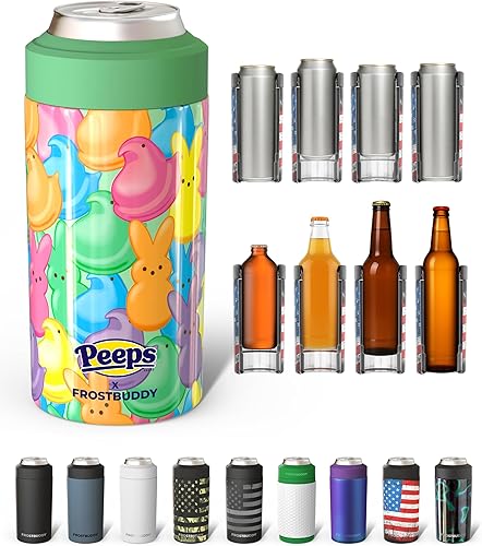 Miniatura 32 de Frost Buddy - Enfriador de latas universal Buddy, se adapta a todos, para botellas regulares de 12 y 16 onzas o de tamaño delgado, acero inoxidable
