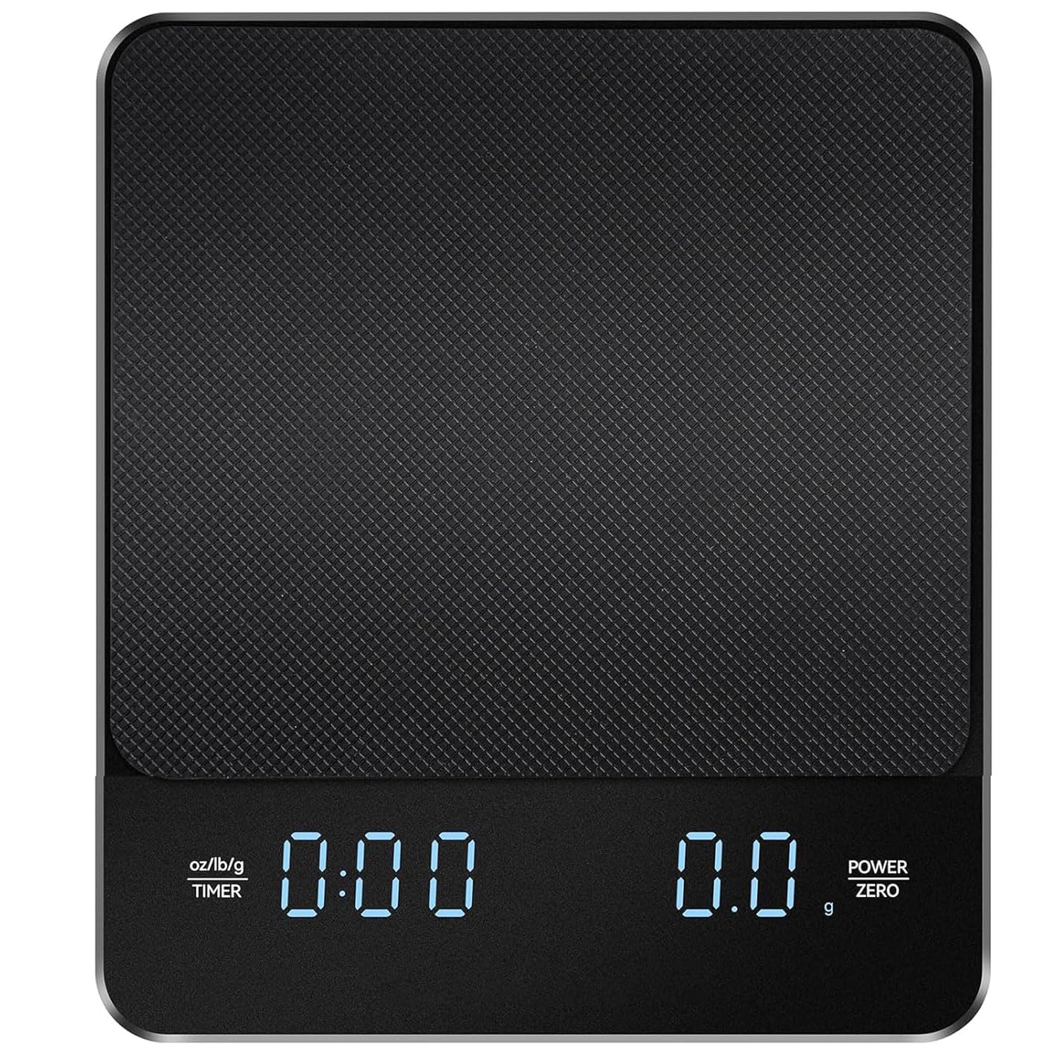 High-Precision Coffee Scale with Timer, 0.1g Accurate Mini Espresso Scale with Silicone Mat, Rechargeable Digital Kitchen Scale for Espresso and Pour-Over Brewing, LCD Display