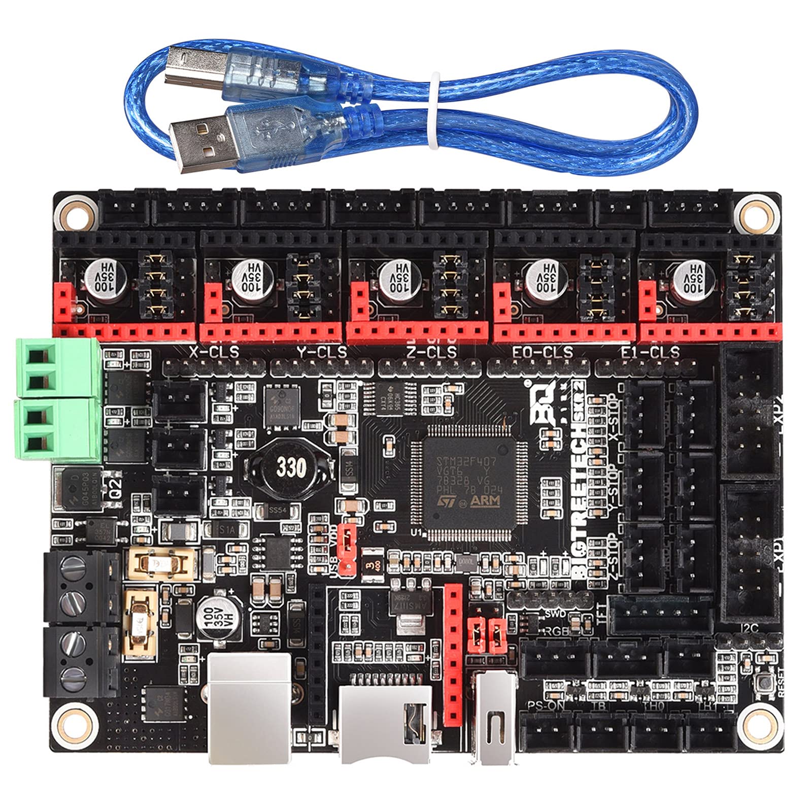 BIGTREETECH Direct SKR 2 32Bit Silent Control Board Upgrade SKR V1.4 Turbo 3D Printer Parts Support 