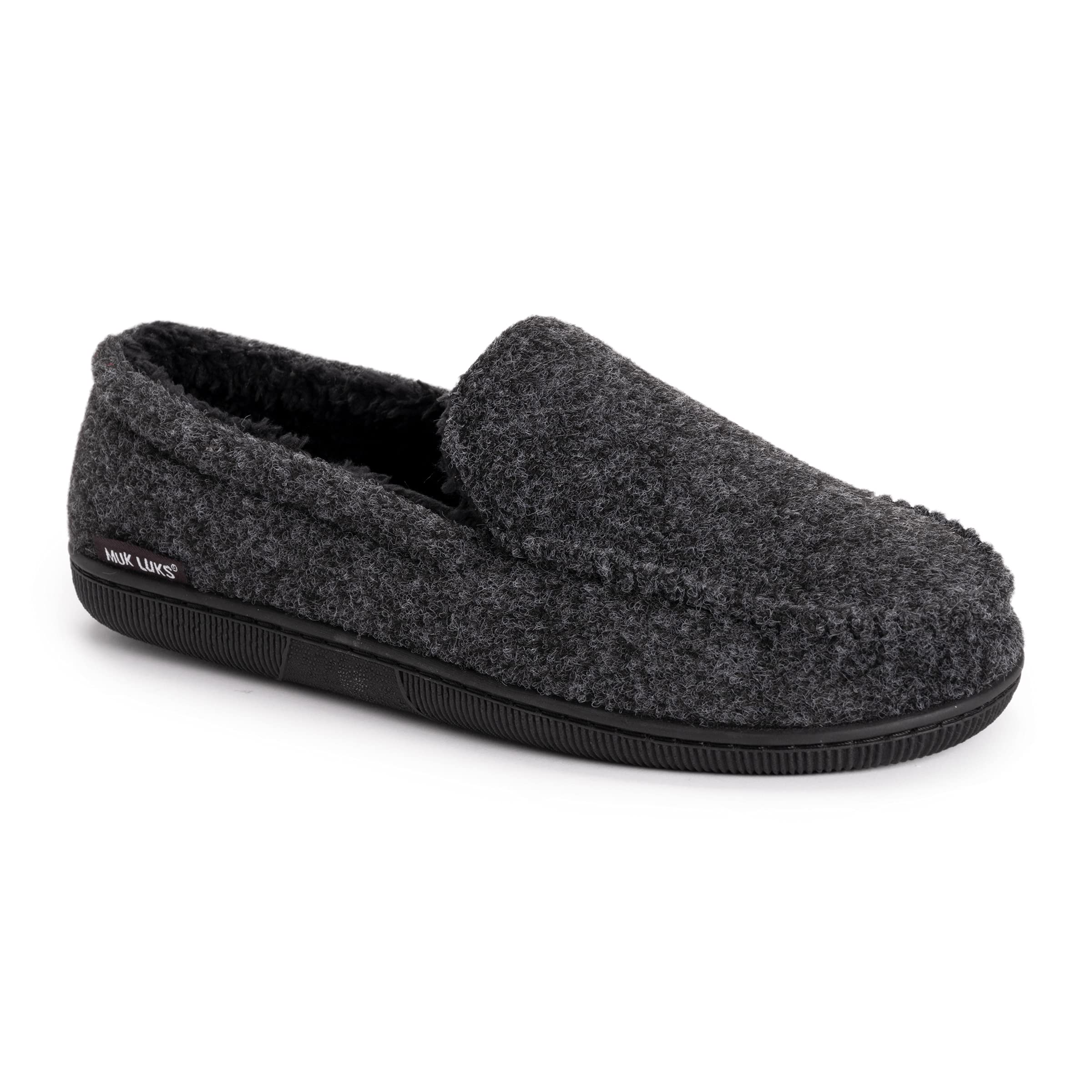 mens Faux Wool Moccasin